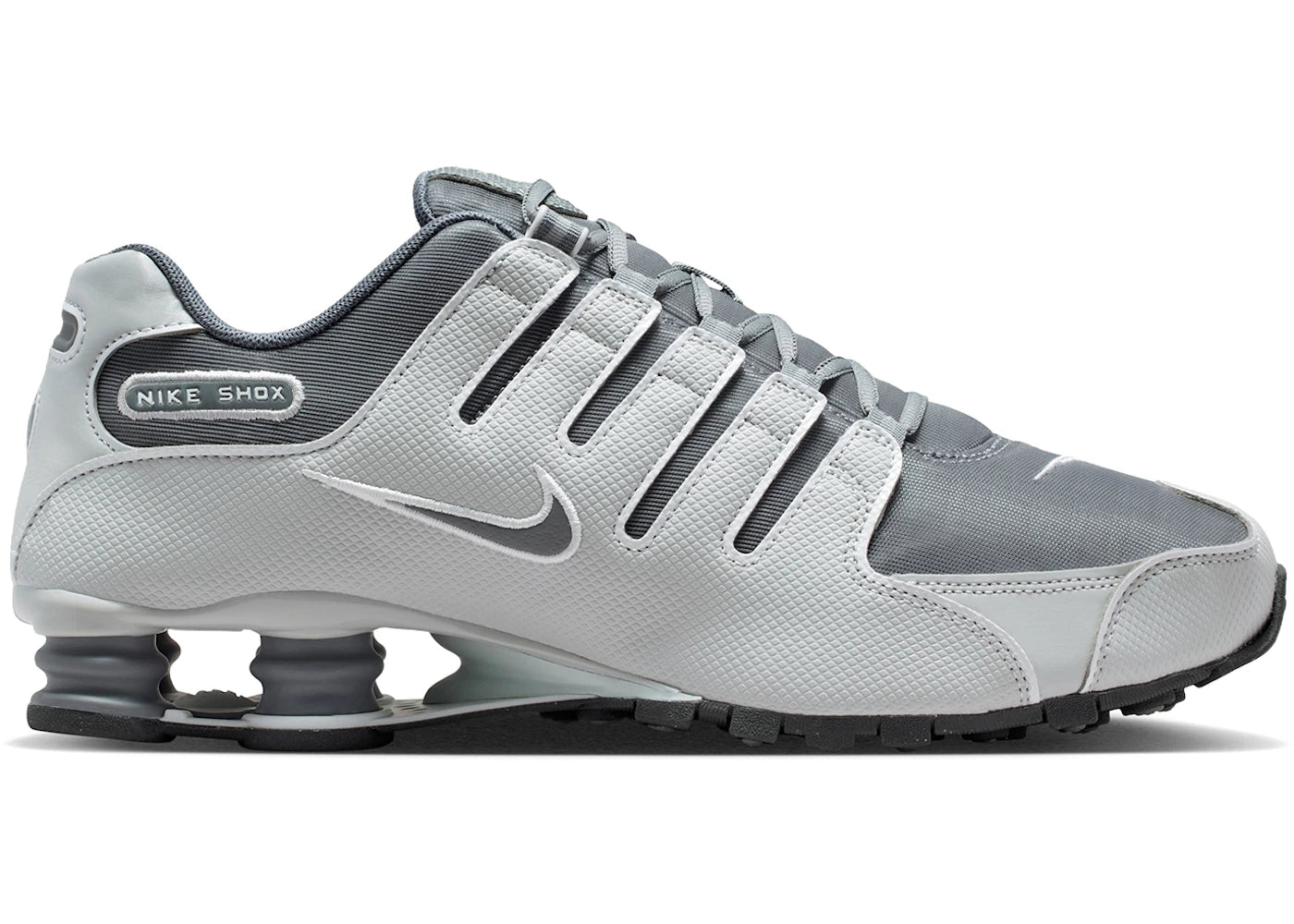 Nike Shox NZ Smoke Grey Fog - vue 360