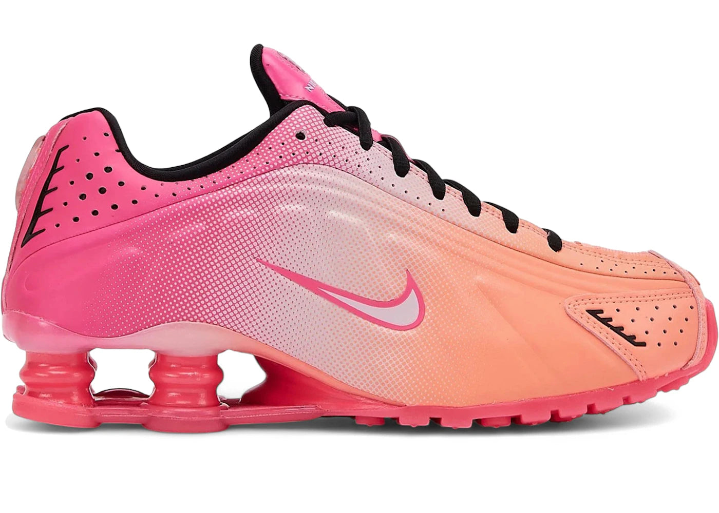Nike Shox R4 AB Hyper Pink Black (Women's) - vue 360