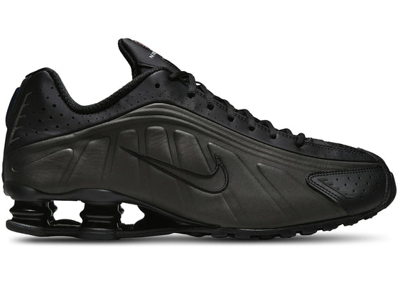Nike Shox R4 Black Bright Crimson sneakers - authentic streetwear shoes