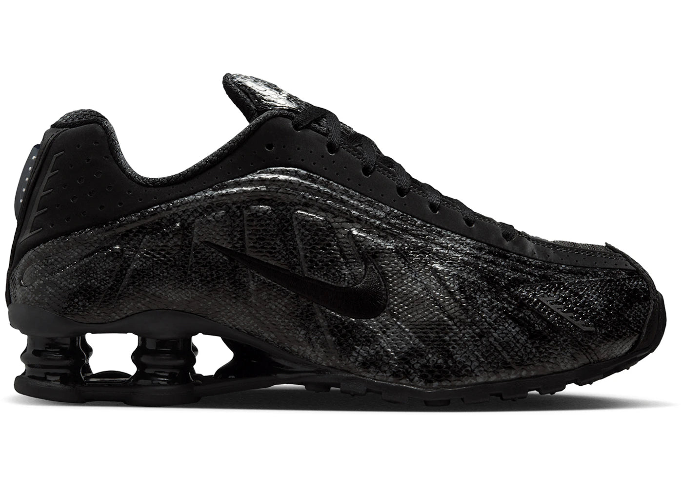 Nike Shox R4 Black Snakeskin (Women's) - vue secondaire A