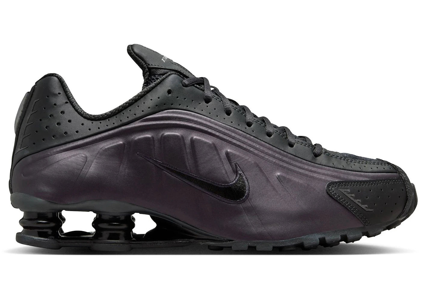 Nike Shox R4 Cave Purple Black - vue 360