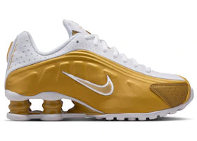 Nike Shox R4 Metallic Gold White (GS)