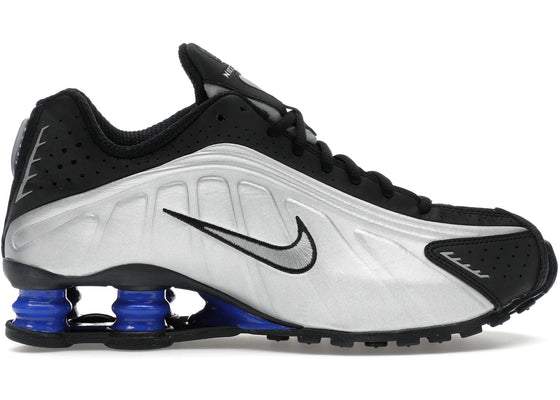 Nike Shox R4 Metallic Silver Black Racer Blue (Women's) sneakers - authentic streetwear shoes