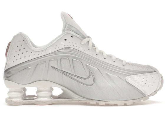Nike Shox R4 White Metallic Silver (Women's) sneakers - authentic streetwear shoes