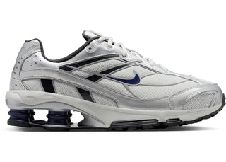 Nike Shox Ride 2 Photon Dust Metallic Silver Navy - authentic Nike sneakers