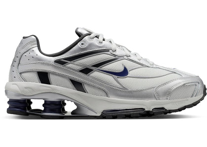 Nike Shox Ride 2 Photon Dust Metallic Silver Navy - authentic Nike sneakers