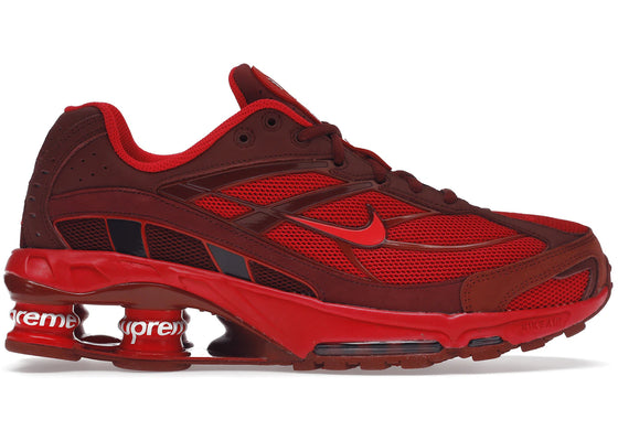 Nike Shox Ride 2 SP Supreme Red sneakers - authentic streetwear shoes