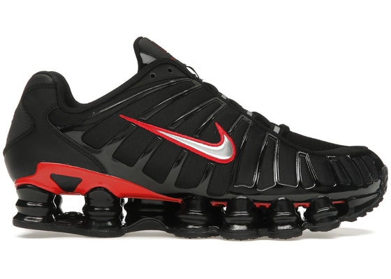 Nike Shox TL Black University Red sneakers - authentic streetwear shoes