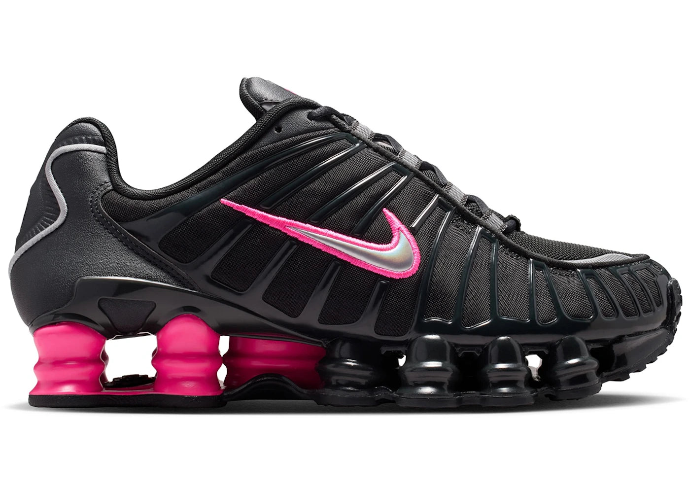 Nike Shox TL Off Noir Hyper Pink Silver (Women's) - vue 360