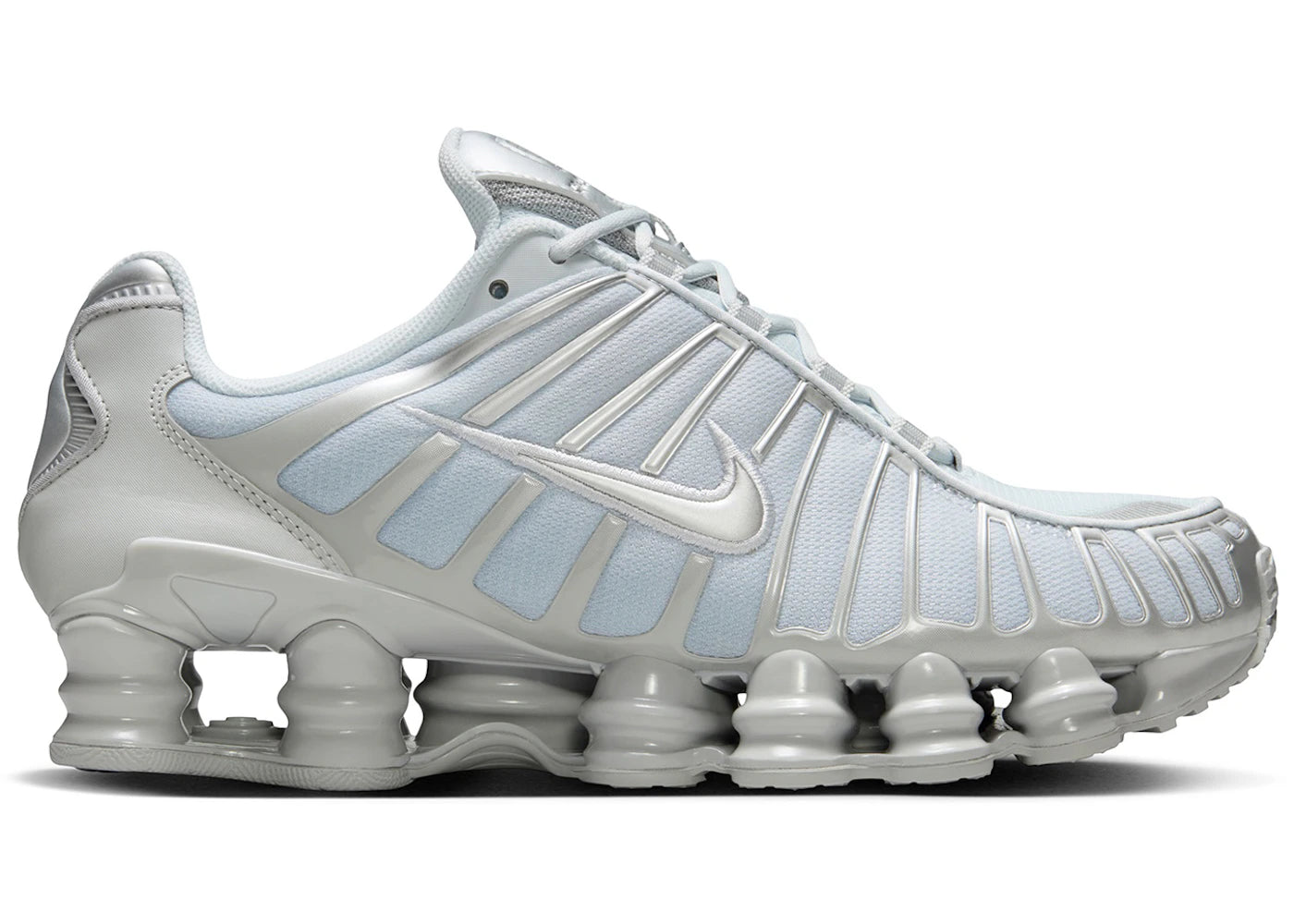 Nike Shox TL Pure Platinum Smoke Grey (Women's) - vue 360