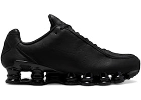 Nike Shox TL SE Triple Black Leather - vue 360