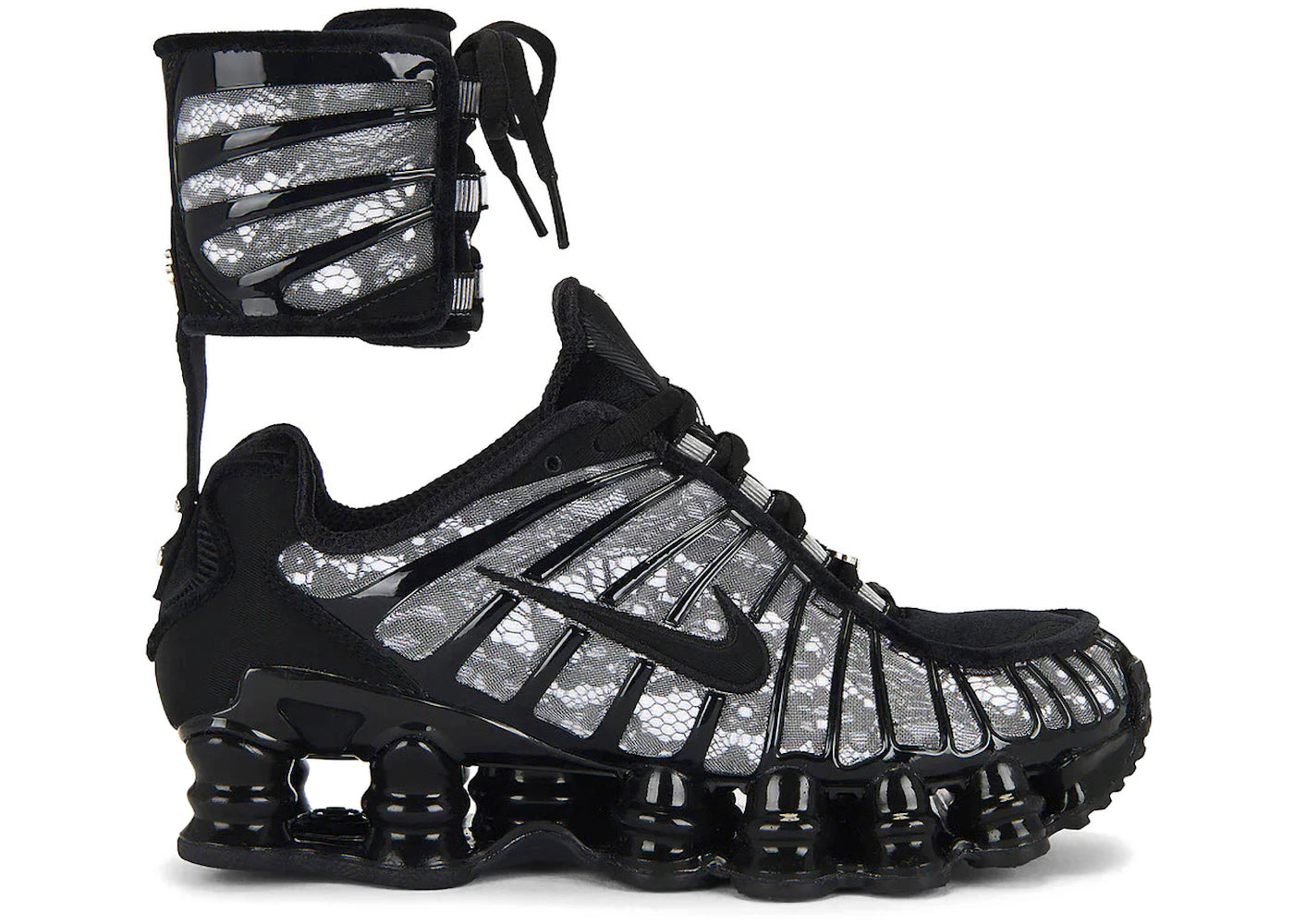 Nike Shox TL SP 3 Riccardo Tisci Black White (Women's) - vue 360
