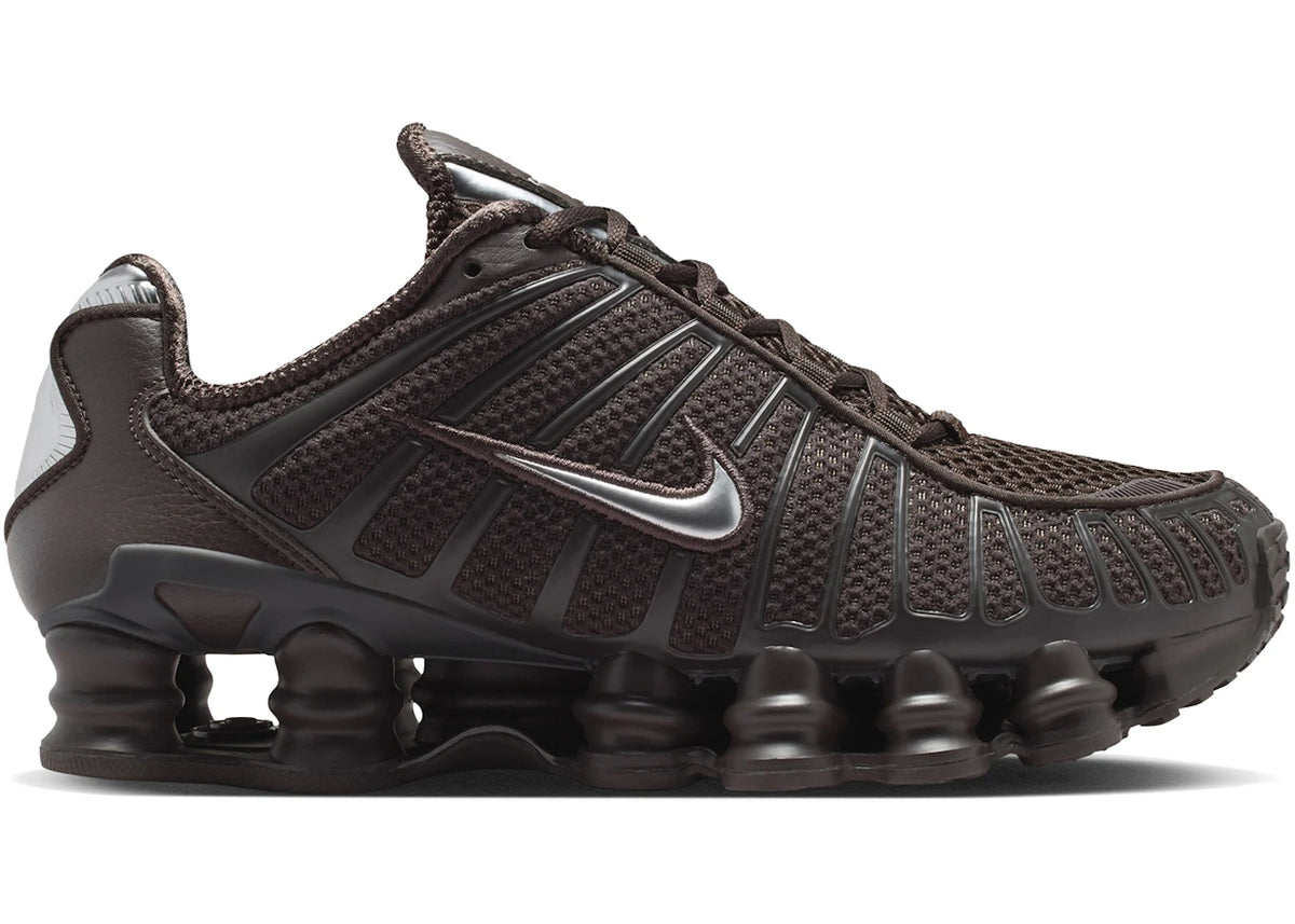 Nike Shox TL Velvet Brown Metallic Silver (Women's) - vue secondaire A