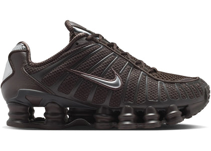 Nike Shox TL Velvet Brown Metallic Silver (Women's) - sneakers view 2