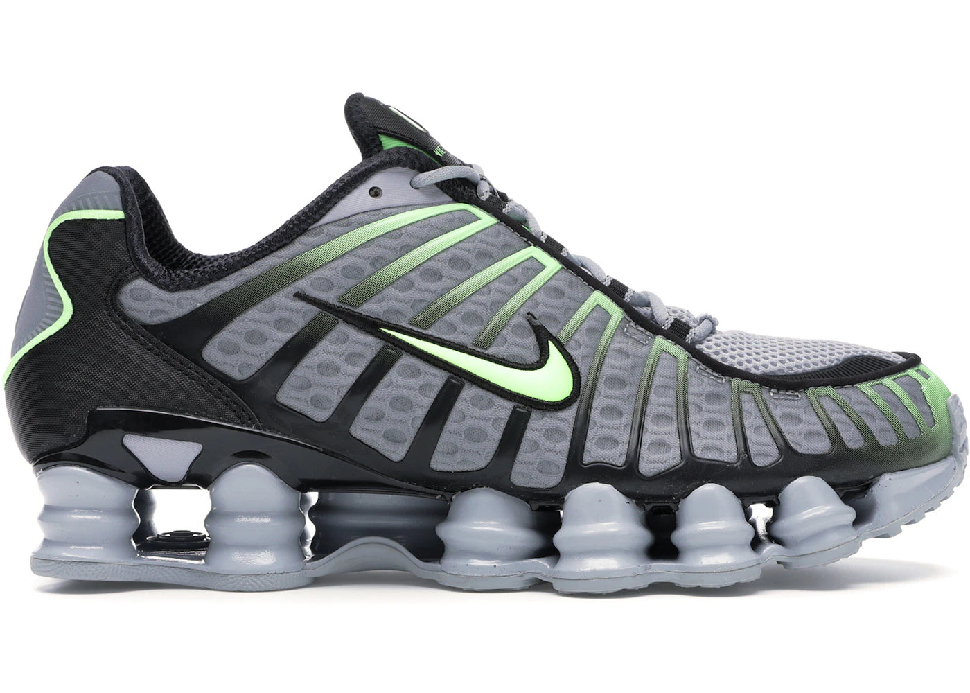 Nike Shox TL Wolf Grey Lime Blast