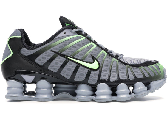 Nike Shox TL Wolf Grey Lime Blast sneakers - authentic streetwear shoes