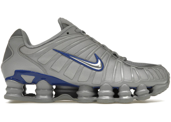 Nike Shox TL Wolf Grey Metallic Silver Blue sneakers - authentic streetwear shoes
