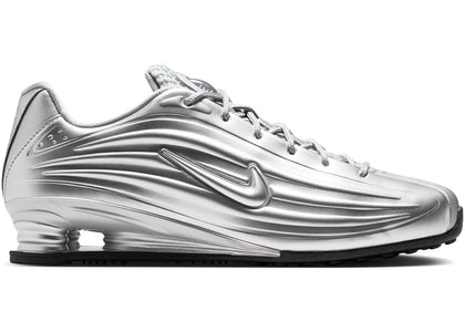 Nike Shox Z Metallic Silver Black (Women's) - authentic Nike sneakers