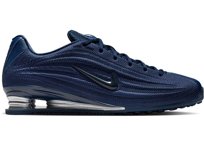 Nike Shox Z Midnight Navy Metallic Silver (Women's) - authentic Nike sneakers