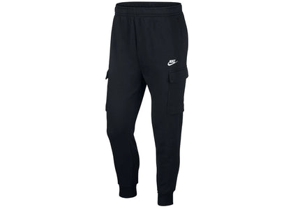 Nike Sportswear Club Fleece Cargo Pants Black/Black/White - apparel view 2