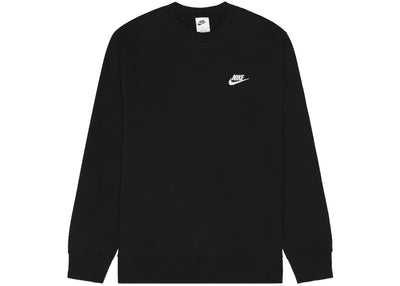 Nike Sportswear Club Fleece Crewneck Black/White