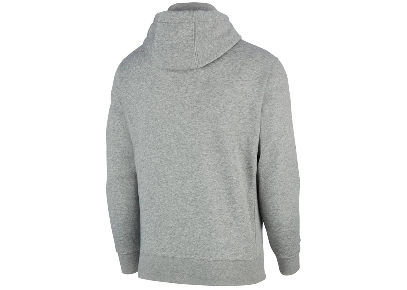 Nike Sportswear Club Fleece Full-Zip Hoodie Dark Grey Heather/Matte Silver/White - vue secondaire A