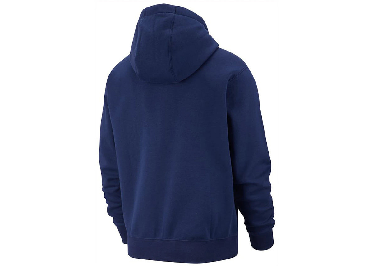 Nike Sportswear Club Fleece Full-Zip Hoodie Midnight Navy/Midnight Navy/White - vue secondaire B