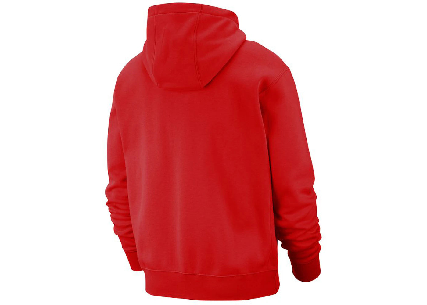 Nike Sportswear Club Fleece Full-Zip Hoodie University Red/University Red/White - vue secondaire A