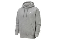 Nike Sportswear Club Fleece Pullover Hoodie Grey/White
