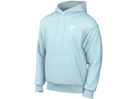 Nike Sportswear Club Fleece Pullover Hoodie Light Blue/White - vue 360