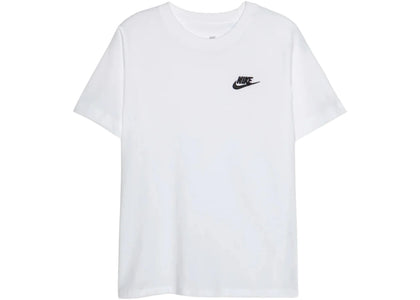 Nike Sportswear Club T-shirt White/Black - authentic Nike apparel