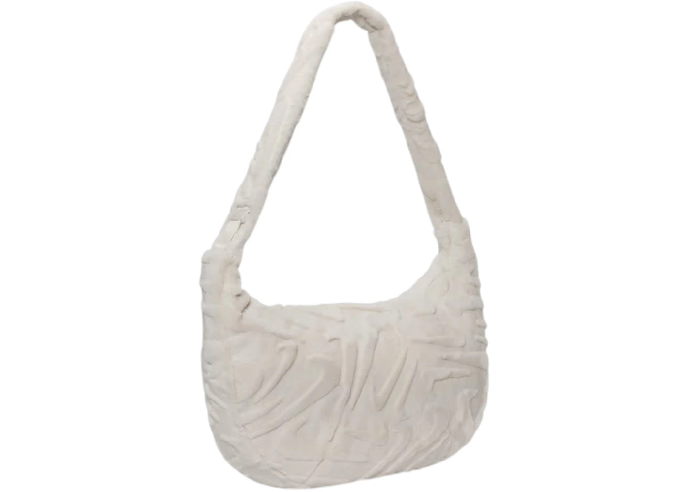 Nike Sportswear Faux Fur Slouchy 19L Bag Phantom/Phantom - vue 360