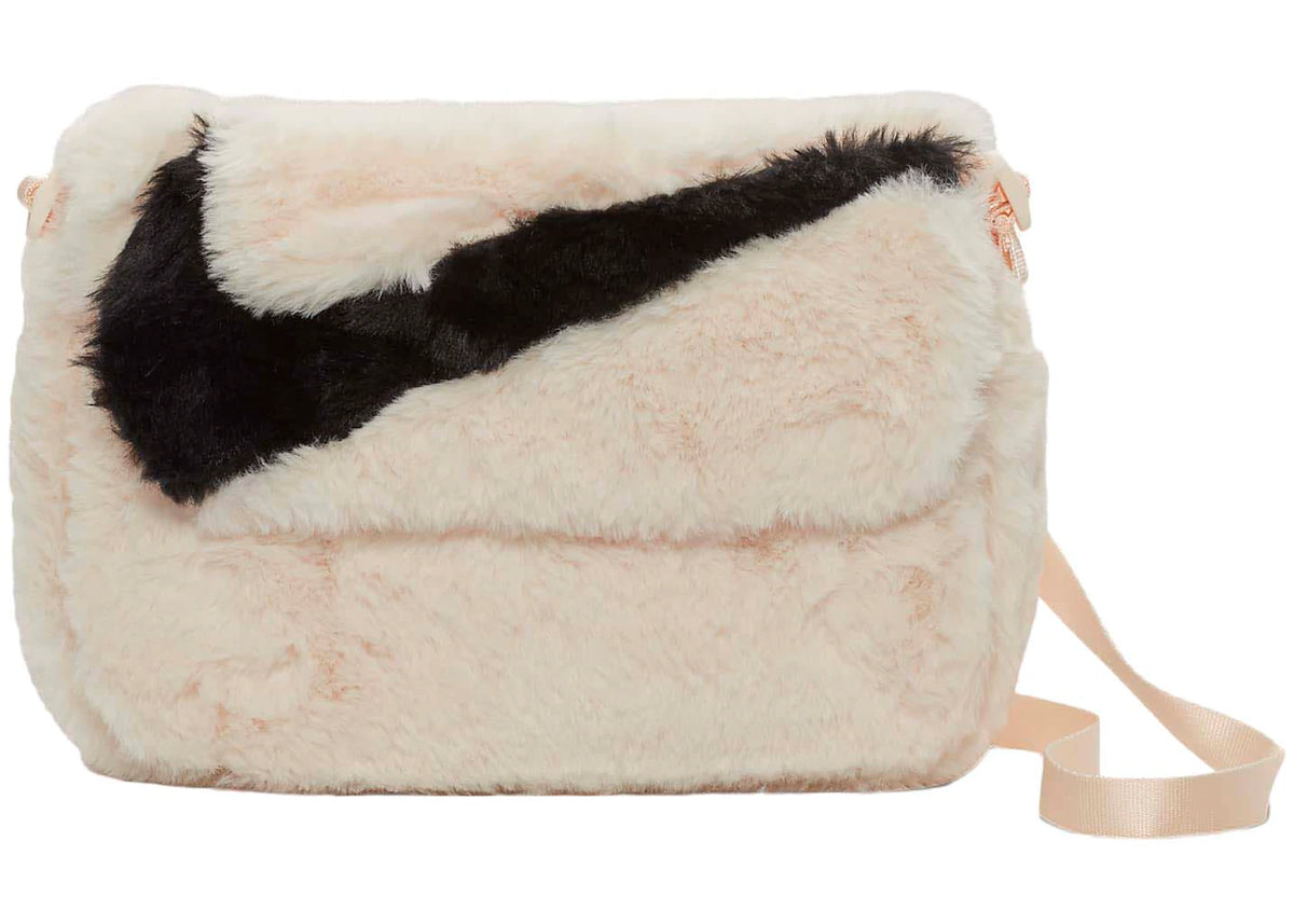 Nike Sportswear Futura 365 Faux Fur Crossbody Bag (1L) Guava Ice/Guava Ice/Black - vue secondaire A