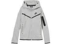 Nike Sportswear Kids' Tech Fleece Full-Zip Hoodie Dark Grey Heather/Black