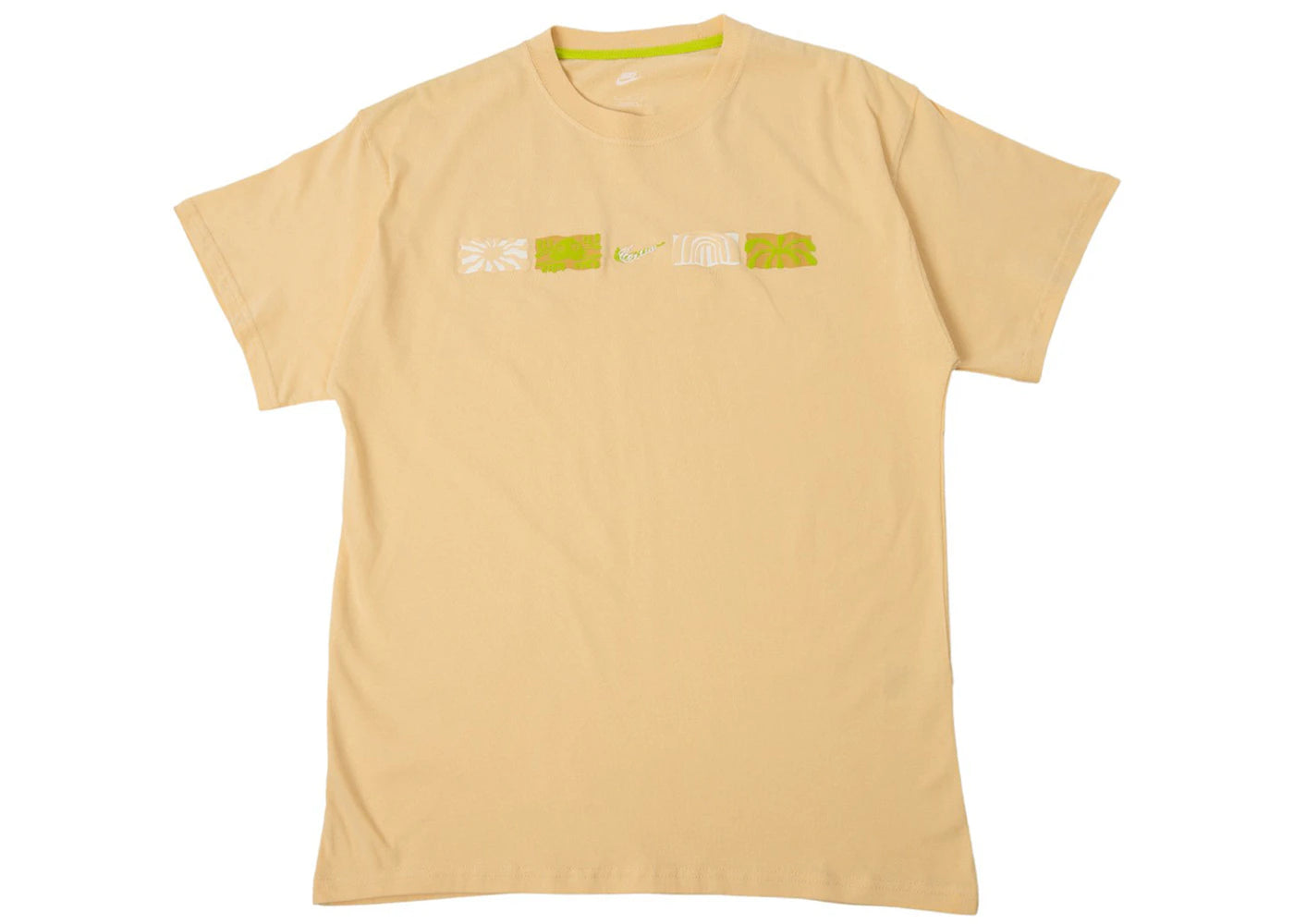 Nike Sportswear Max 90 T-shirt Pale Vanilla/Atomic Green - vue secondaire A