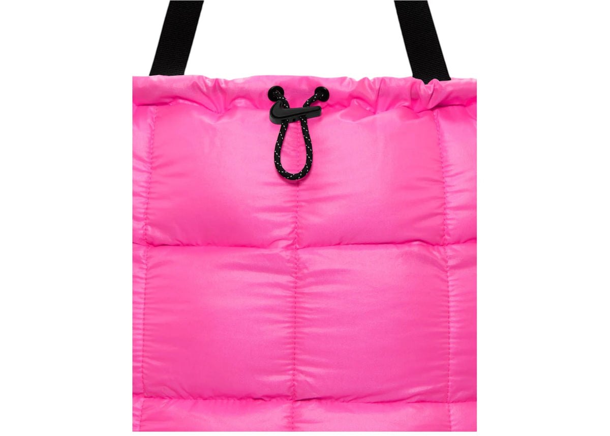 Nike Sportswear Puffle 28L Tote Pink Spell/Black/Black - vue secondaire B