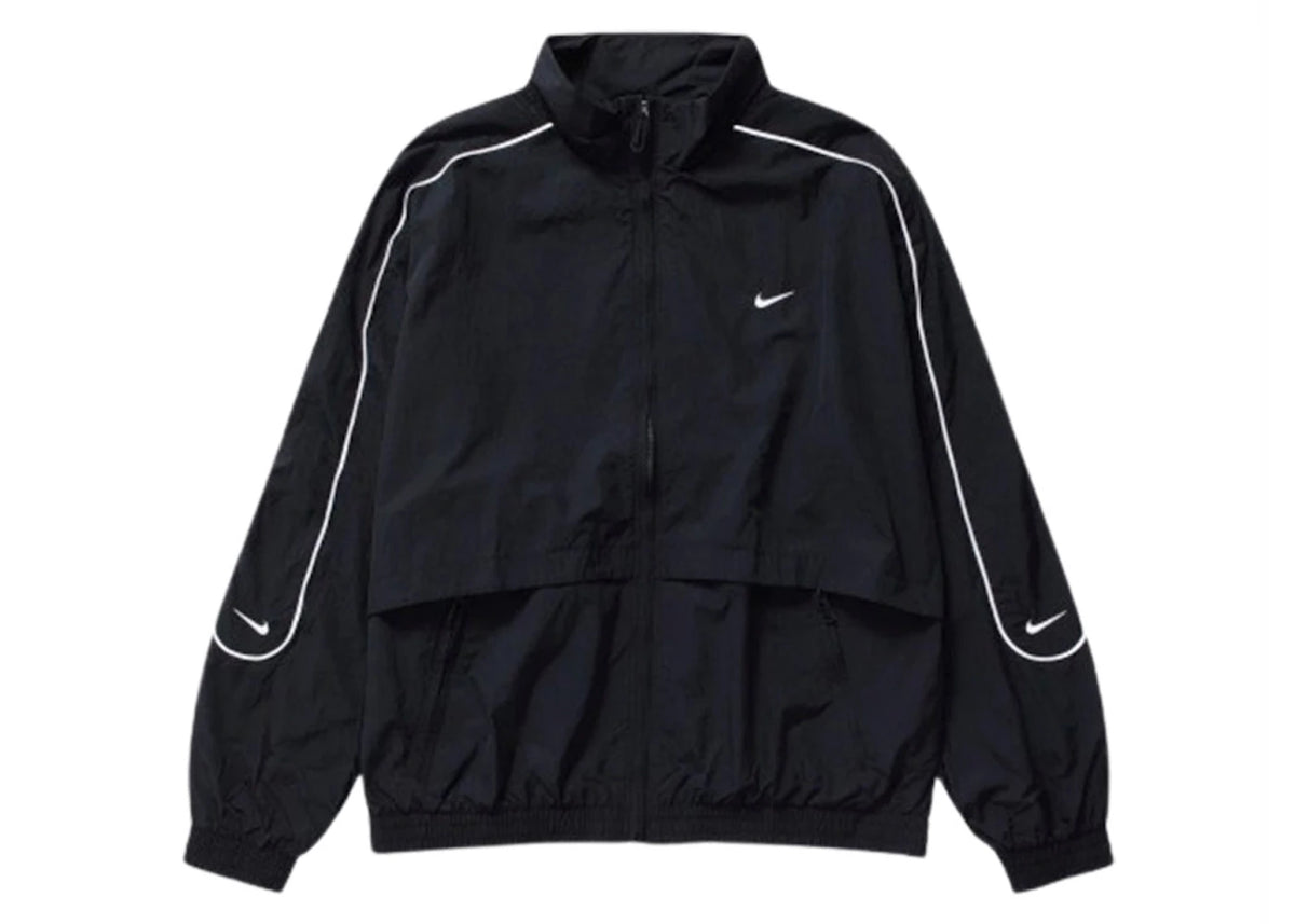 Nike Sportswear Solo Swoosh Woven Track Jacket (Asia Sizing) Black - vue secondaire A