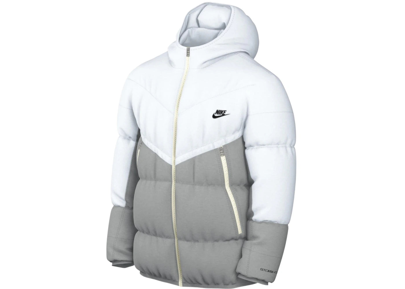 Nike Sportswear Storm-Fit Windrunner Primaloft Puffer Jacket Cool Grey/White - vue 360