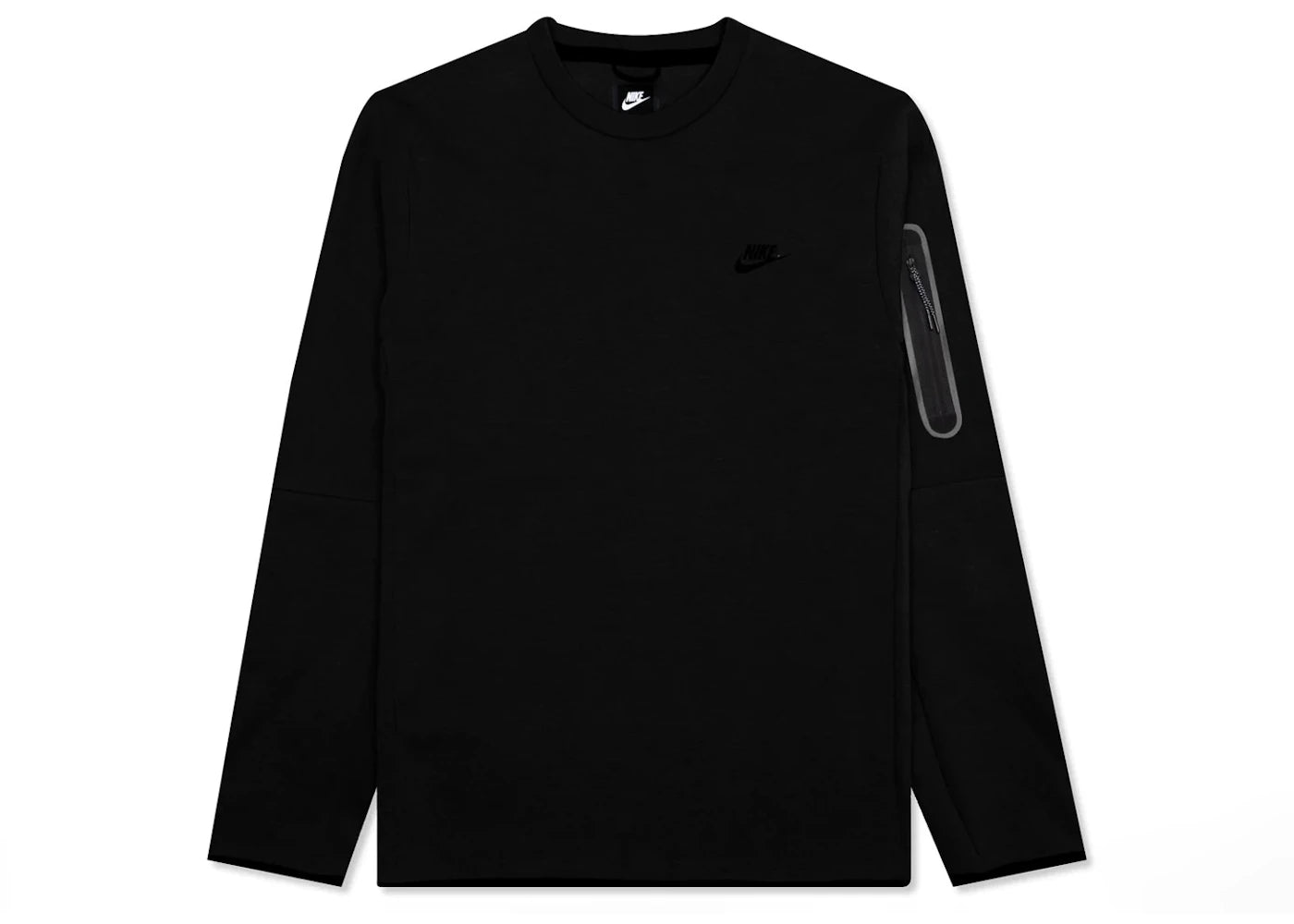 Nike Sportswear Tech Fleece Crew Black/Black - vue secondaire A