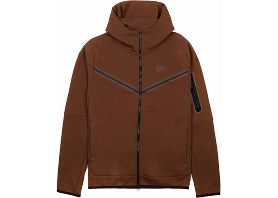 Nike Sportswear Tech Fleece Full-Zip Hoodie Cacao Wow/Black sneakers - authentic Nike shoes