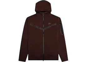 Nike Sportswear Tech Fleece Full-Zip Hoodie Earth/Black - authentic Nike apparel