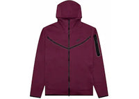 Nike Sportswear Tech Fleece Full-Zip Hoodie Rosewood/Black