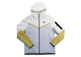 Nike Sportswear Tech Fleece Full Zip Hoodie White/Yellow/Baby Blue