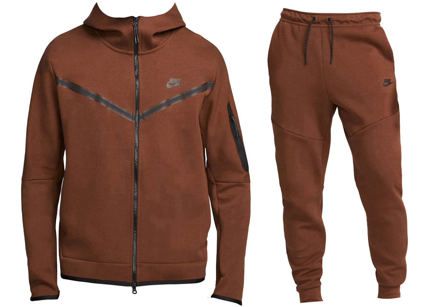 Nike Sportswear Tech Fleece Hoodie & Joggers Set Cacao Wow/Black - vue secondaire A