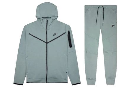 Nike Sportswear Tech Fleece Hoodie & Joggers Set Mica Green/Black - apparel view 2
