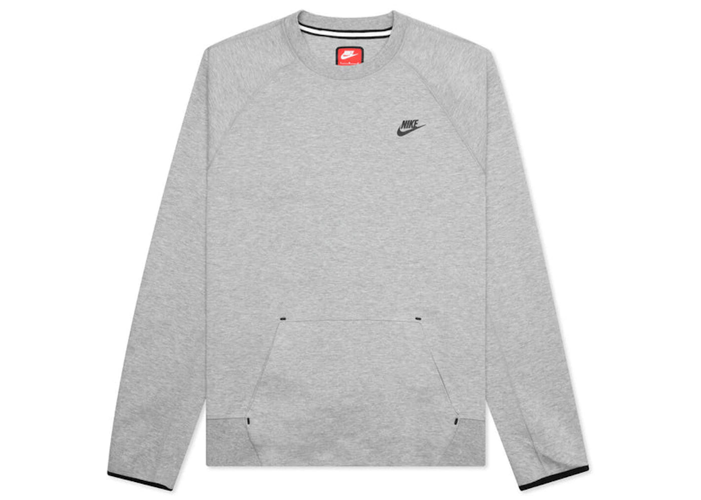 Nike Sportswear Tech Fleece OG Crewneck Sweatshirt Dark Grey Heather/Black - vue secondaire A