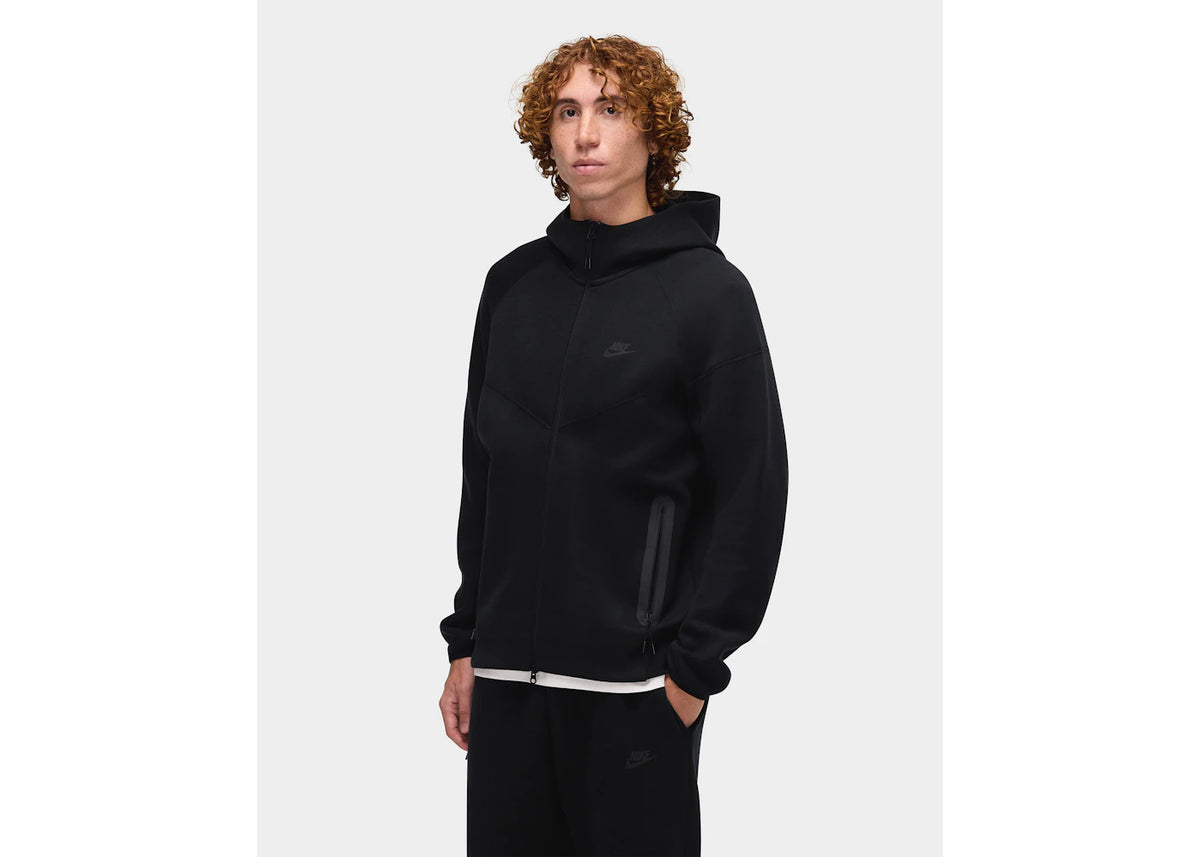 Nike Sportswear Tech Fleece Windrunner Full-Zip Hoodie Black/Black - vue secondaire B
