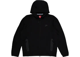 Nike Sportswear Tech Fleece Windrunner Full-Zip Hoodie Black/Black - authentic Nike apparel