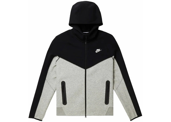 Nike Sportswear Tech Fleece Windrunner Full-Zip Hoodie Dark Grey Heather/Black/White sneakers - authentic Nike shoes