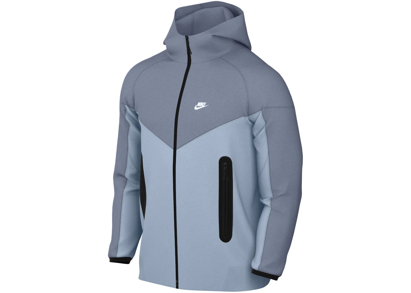 Nike Sportswear Tech Fleece Windrunner Full-Zip Hoodie Light Armory Blue - vue 360